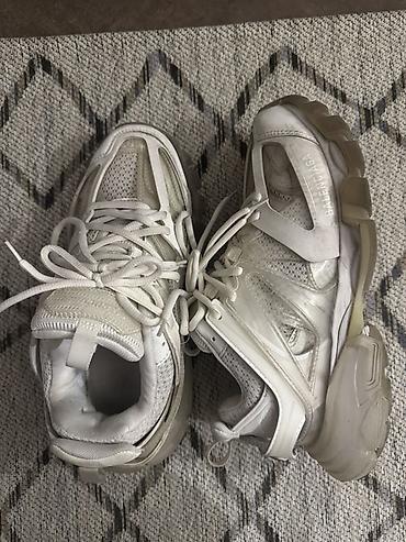Мырзалардын бут кийими: Эркектердин кроссовкасы, 40, Balenciaga, Колдонулган, түсү - Ак — 2
