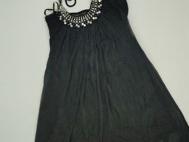 rozkloszowane czarne spódniczka: Sukienka, S, stan - Bardzo dobry