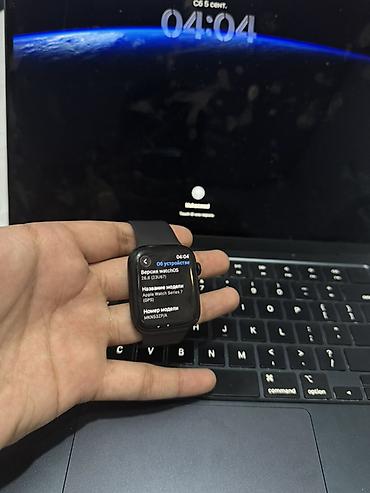 Apple Watch: Apple Watch Series 7 (GPS), номер модели MKNS3ZP/A Характеристики: - — 2