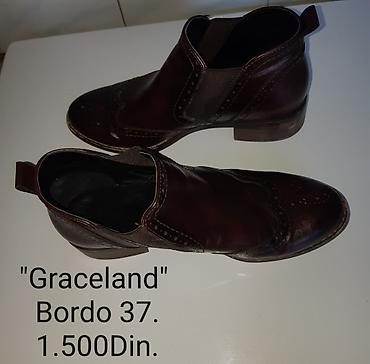 deichmann mini boots: Graceland ženske čizmice – bordo boja, veličina 37. - Model — 1
