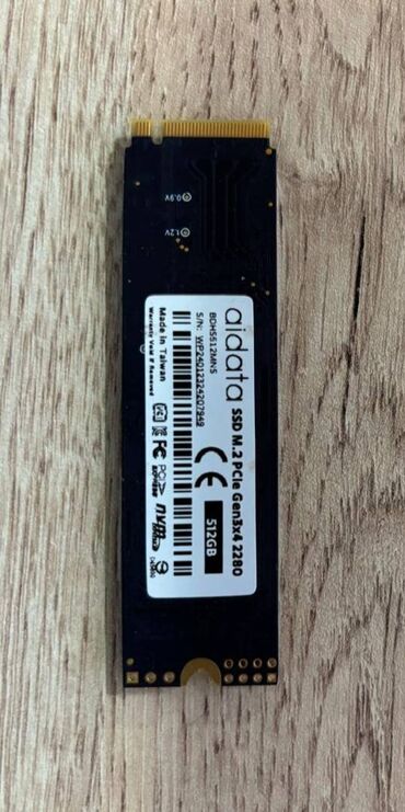 512 gb ssd qiymət: Məhsul seçimləri və xüsusiyyətləri: Brend: AİDATA Tutum: 512GB