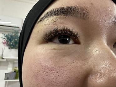 Ресницы: Наращивание ресниц — объемные, пушистые пучки с эффектом «кошачий — 7