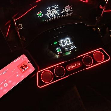 led lights: ОБМЕН-ПРОДАЖА! Подсветка панели/руля для скутера с неоновым контуром — 3