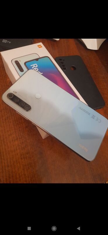 Redmi: Redmi, Redmi Note 8, Новый, 32 ГБ, цвет - Голубой, 2 SIM
