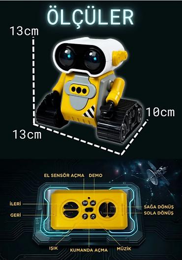 hiroskoplar ilə oyuncaqlar: Uzaqdan kumandalı və əl sensorlu ağıllı robot oyuncağı Xüsusiyyətlər — 2