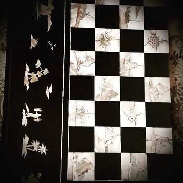 Şahmatlar: Antikvar nərd: Dünyada tək. Əl işi. İstifadə olunmuş materiallar — 4