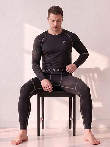 термо перчатки: Мужской термокомплект Under Armour — лонгслив и леггинсы - — 3
