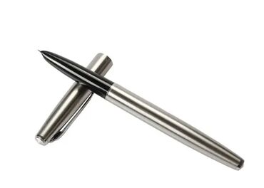 подарок для мужчины бишкек: Серебряная - стальная перьевая ручка 911 пробы. 0,38 мм дополнительный