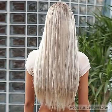 Perike i klipse: Perika sa šiškama – duge frizure u više boja - Stilovi: ravna ekstra — 11