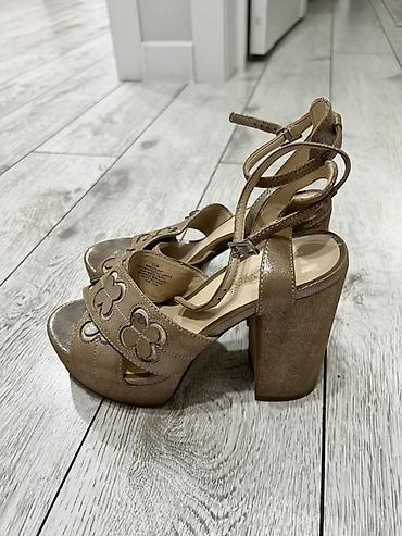 nine west: Босоножки на высоком каблуке Nine West - Модель: босоножки на — 2