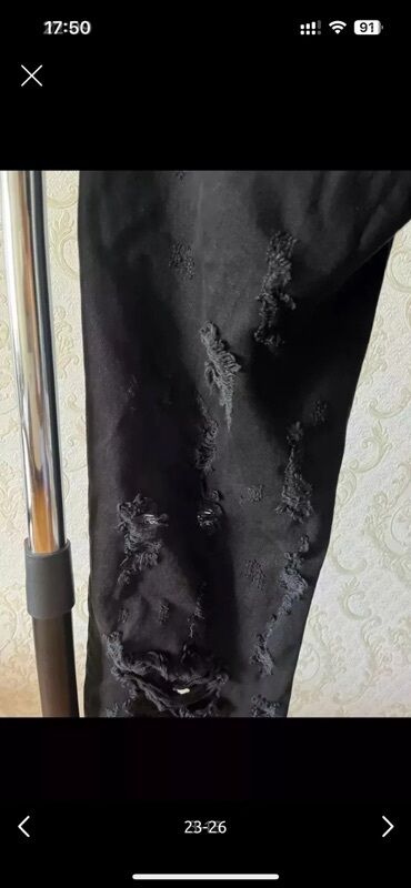 CD, DVD disklər və kassetlər: Zara, yırtıq detallı cins şalvar Dizlərdə və digər yerlərdə yırtıqlar — 4