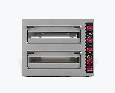 pizza sobası: Elektrik pizza fırını 30 smPizza fırını 30 sm cift 4+4 Qazlı-2369,1 — 1