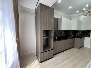 1комнатная квартира бишкеке: 1 комната, 48 м², Элитка, 10 этаж, Дизайнерский ремонт