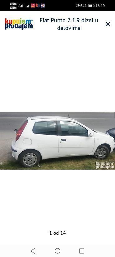 Ostalo: Fiat Punto II 1.9 JTD/dizel – u delovima Raspoloživi originalni — 1