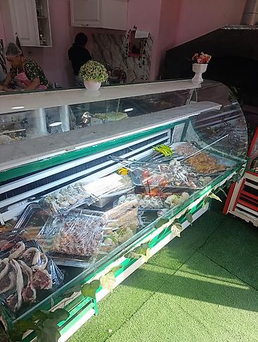 dəniz məhsulları satışı: Manqal üçün hazır ət və marinadlar – vitrin seçimləri • Şaşlıq və — 1