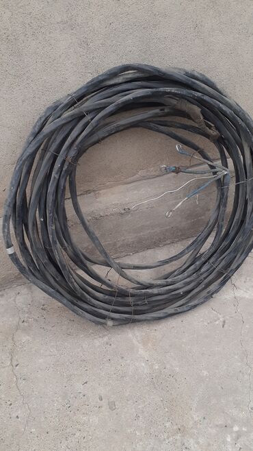 телевизионный кабель: Продаю кабель электрический алюмнивый 3х фазный с заземлением б/у в