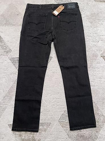 Джинсы: Джинсы Levi’s, классический черный деним 100 % ОРИГИНАЛ !!! Made in — 12