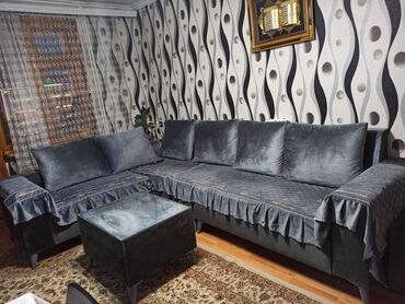 Yataq otağı dəstləri: Künc divan, Açılmayan, Bazasız, Vеlur parça