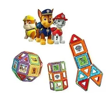 dukati patike: 3D Patrolne sape - Magnetne kocke 🐾🧩 Zabavno edukativni set za decu — 2