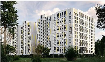 кв манас: 1 комната, 50 м², Кок-Жар ж/м Элитка, 8 этаж, ПСО (под самоотделку) — 2