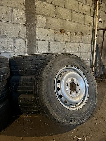 Дөңгөлөктөр монтажда 225 / 70 / R 15, Кыш, Колдонулган, Комплект, Темир, тешиктери - 5 — 3