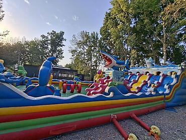 болуп толо: Надувной детский игровой комплекс «Морской мир» с горками и — 2