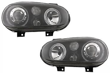 CRNI ANGEL EYES FAROVI VW GOLF 4 IV | Crni tuning sportski clear