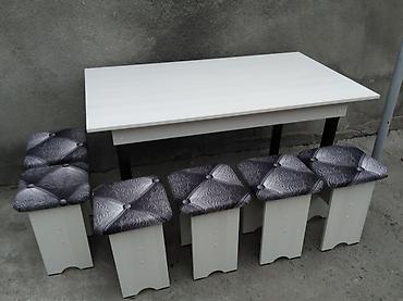 Продается новый стол и 6 табурет ок