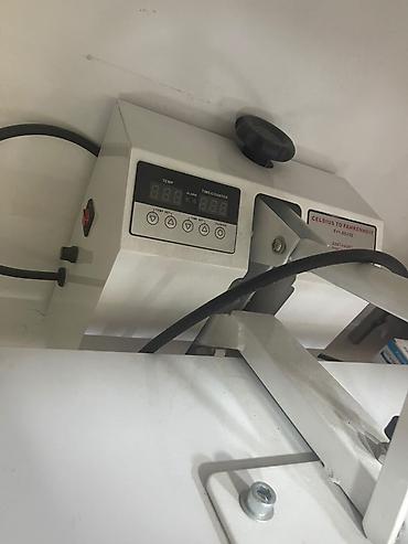 heat press: Sənaye tipli istilik pressi – düz səthli, qol ilə bağlanan model — 3