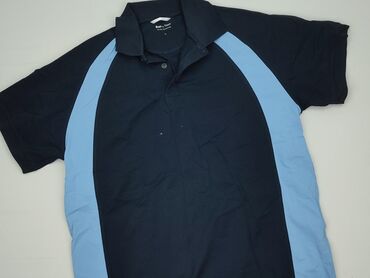 niebieska kurtka reserved: Polo shirt for men, size L