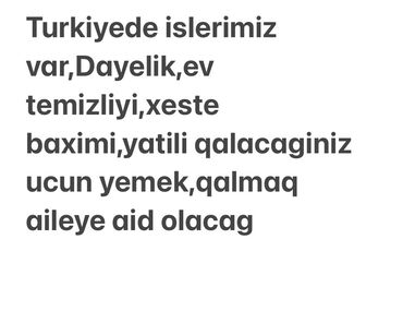 sumqayıt iş elanı 2023: Dayə