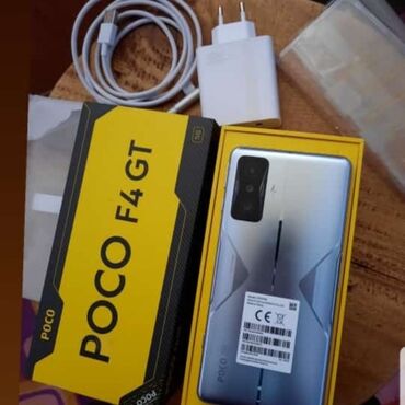Мобильные телефоны и аксессуары: Poco F4 GT, Б/у, 256 ГБ, цвет - Серебристый, 2 SIM