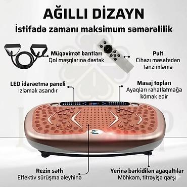 kuklalar evi: 3D Vibrasiya Platforması – fitnes və masaj üçün çoxfunksiyalı cihaz - — 2