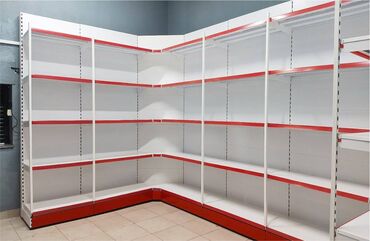 Стеллажи: Стеллаж металлический, полка металлическая, стеллаж сборный торговый