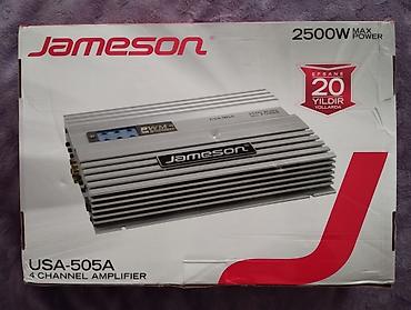 Audio: Jameson USA-505A – 4 kanallı avtomobil gücləndiricisi - Maksimal güc — 2