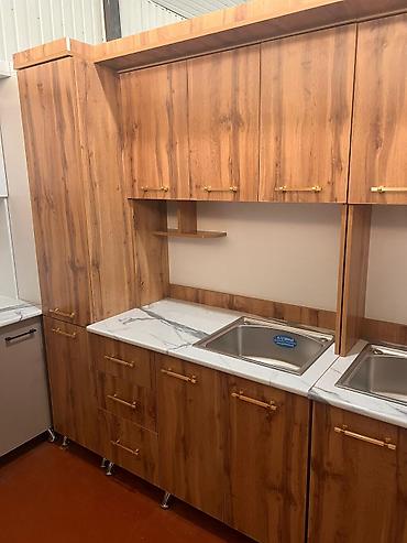 silver kitchen: Кухонный гарнитур, Новый, ДСП, Бесплатная доставка — 3