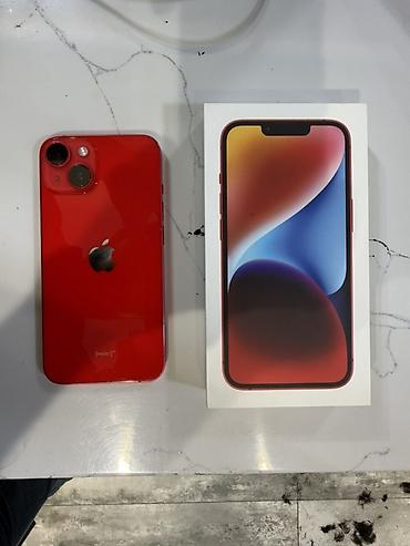 nömre azercell: IPhone 14, 128 GB, Qırmızı, Face ID — 1