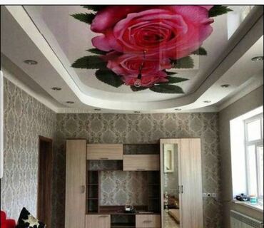 Натяжной потолок: Натяжной потолок 3D потолки, Глянцевое, Матовое — 23