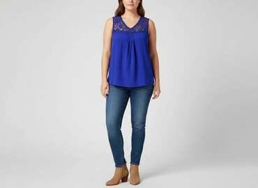 eleganckie ubrania plus size: Жіноча блуза, розмір 3XL