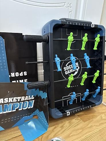 champion: Stolüstü oyun dəsti – futbol və basketbol temalı Xüsusiyyətlər: - — 3