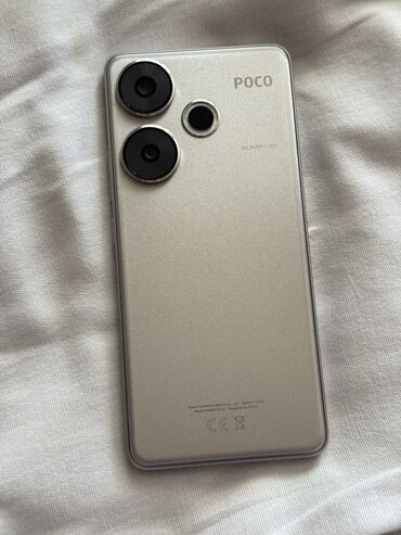 Tavalar: Poco F6, 512 GB, rəng - Bej, Barmaq izi, Face ID