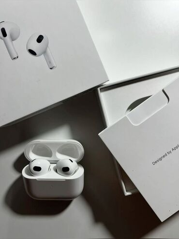 наушник с микрофоном: AirPods Pro (копия, отличное качество) Чистый звук, микрофон работает