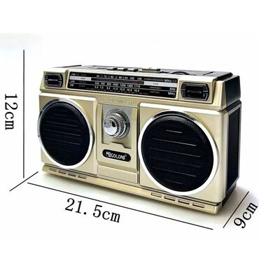 Zvučnici i stereo sistemi: Retro Radio prenosivi BT zvucnik sa LED svetlom Retro Radio Prenosivi — 10