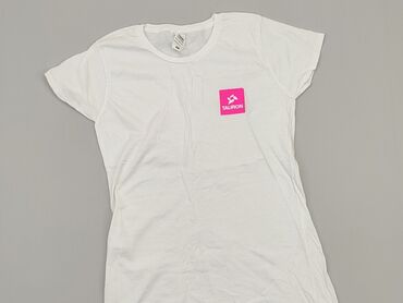 białe t shirty tommy hilfiger damskie: T-shirt, M, stan - Bardzo dobry