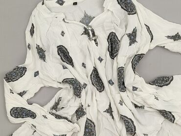 bluzka z piórami przy rękawach: Bluzka damska, rozmiar M