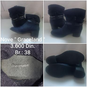 shoes: Nove Graceland kratke ženske čizmice - Materijal: eko velur - Boja — 5
