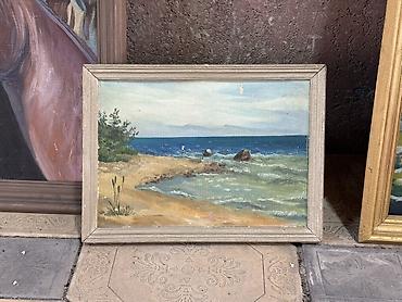 Картины: Картины маслом в рамах - Жанр: пейзаж, сельский быт. - Техника — 8