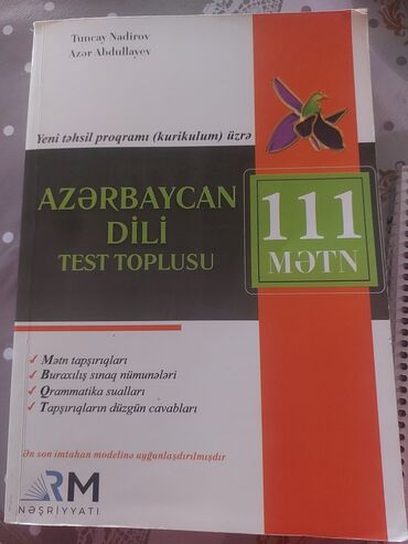 Другие школьные учебники: Rm nəşri̇yyati 111 mətn azərbaycan di̇li̇