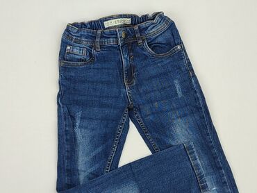 wyszczuplające jeansy: Jeans, 8 years, 122/128, condition - Very good