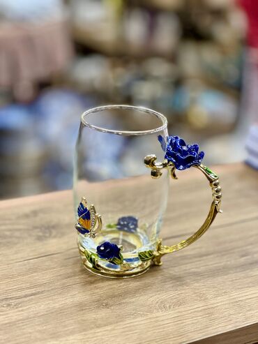 Fincanlar: Fincanlar, rəng - Qızılı, Şüşə, 1 əd, 250 ml, Türkiyə — 7